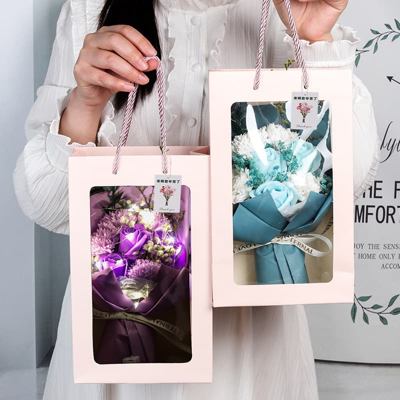 Preserved rose bouquet gift box, Valentine's Day gift, dried flowers